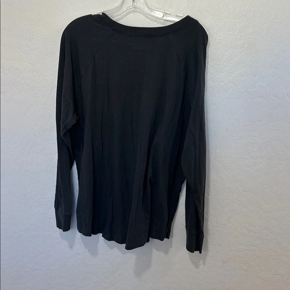 Torrid Black Graphic Long Sleeve Relax funny Sarcasm Tee plus 2X soft humor gift